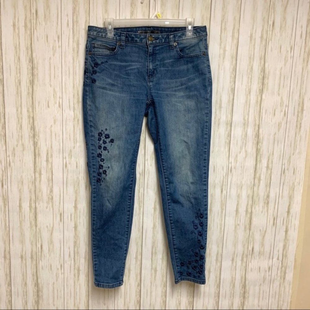 Michael Kors Embroidered Jeans